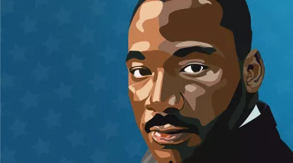 Illustration of MLK Jr.